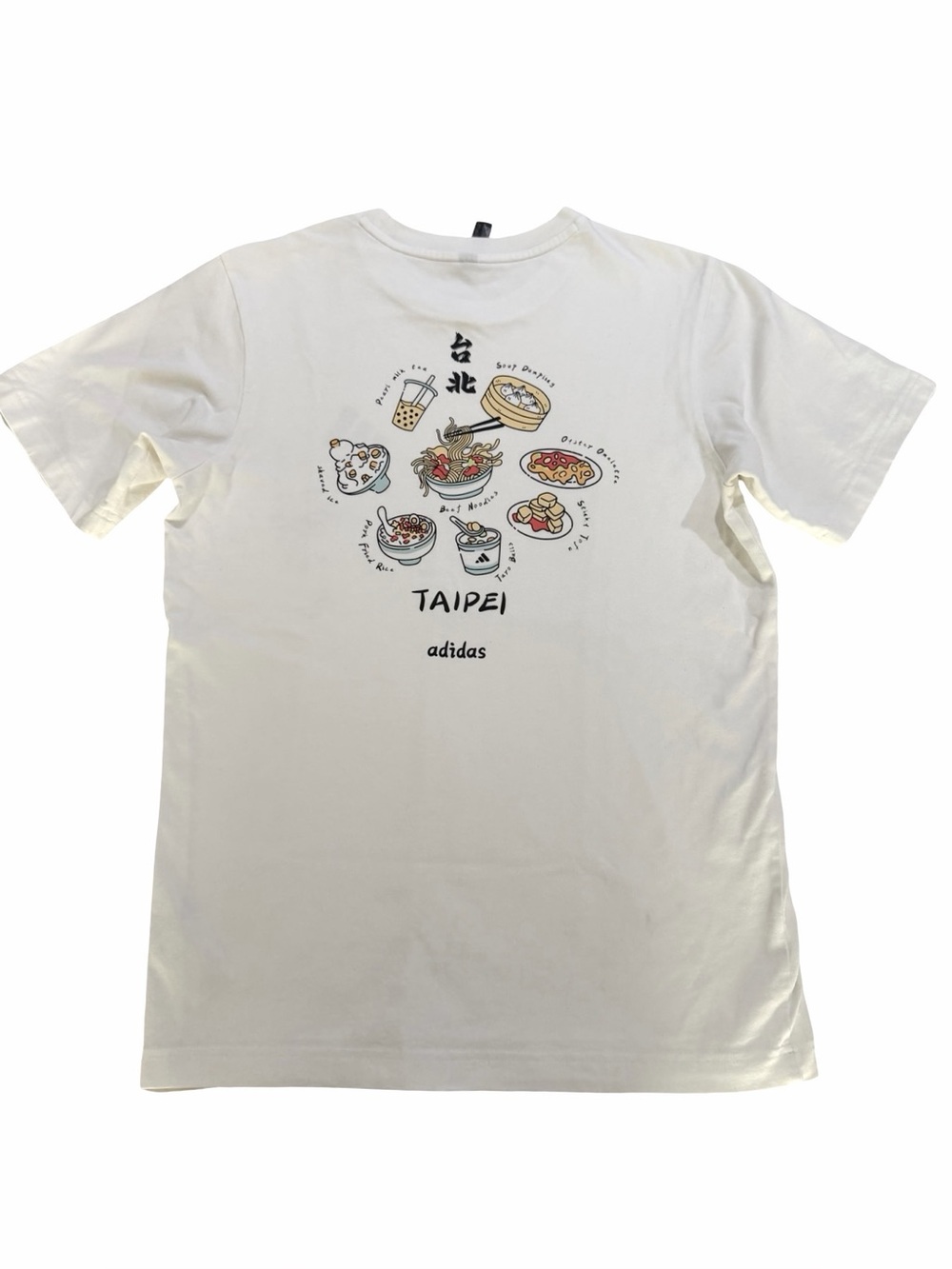 Adidas Taipei Gfx Tee KF2470 Men T-shirt Size Small White - Picture 4 of 5